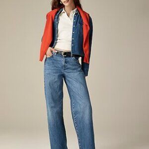 J. Crew - Lower-rise wide-leg jean in 1984 rigid - Size 29